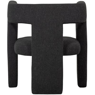 WOOOD Tiwa Fåtölj Boucle Mörkgrå