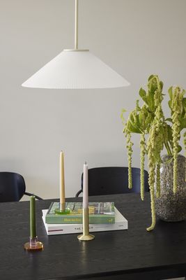 Hübsch Solid Taklampa Vit/Sand