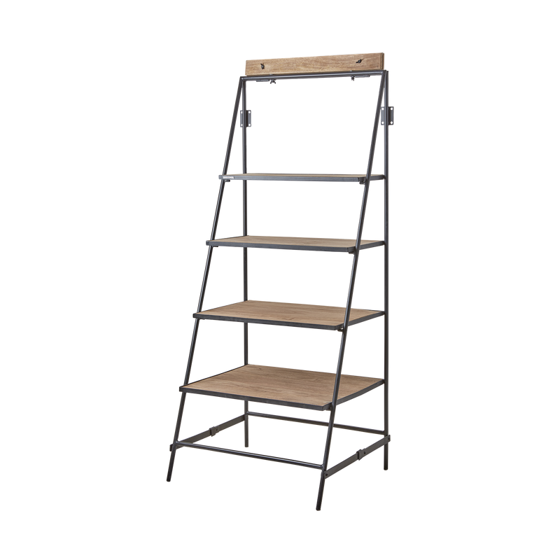 Affari of Sweden STANLEY Hylla, Svart/Natur