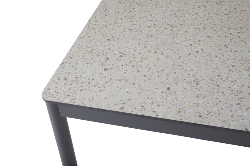 Brafab Nox HPL Bordsskiva 90x158 Terrazzo