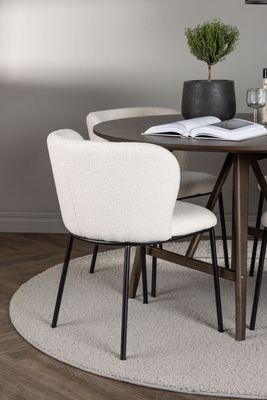 Venture Home Matgrupp Kaseindon med stolarna Edina