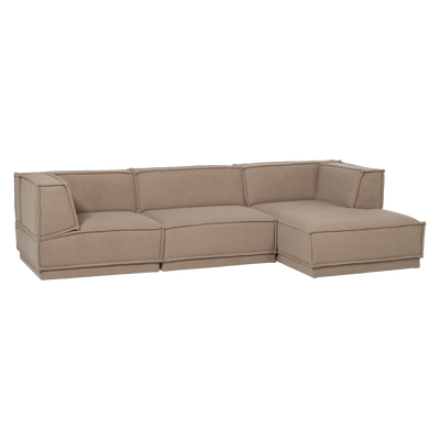 WOOOD Manu Schäslongsoffa Höger Teddy Mullvad [FSC]