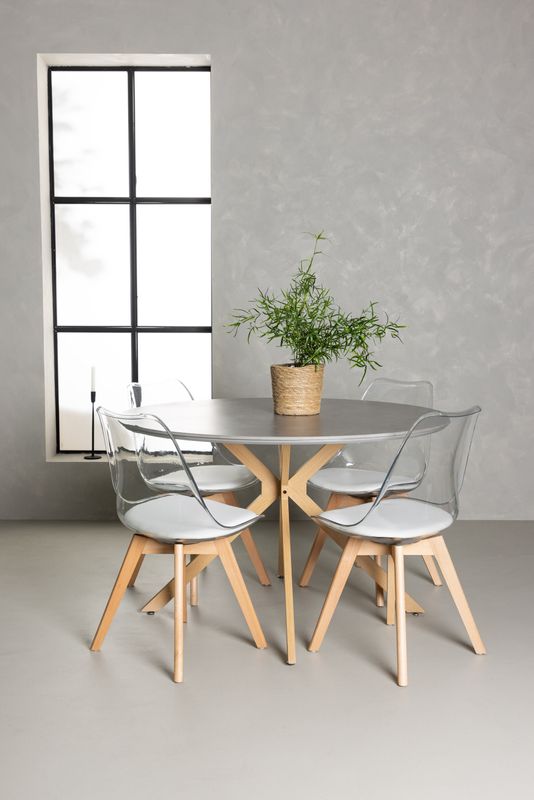 Venture Home Matgrupp Piazza med stolarna Edvin