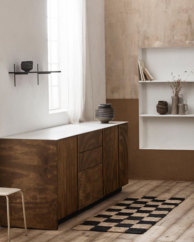 Nordal NANEA Jutematta 90x60 - Natur