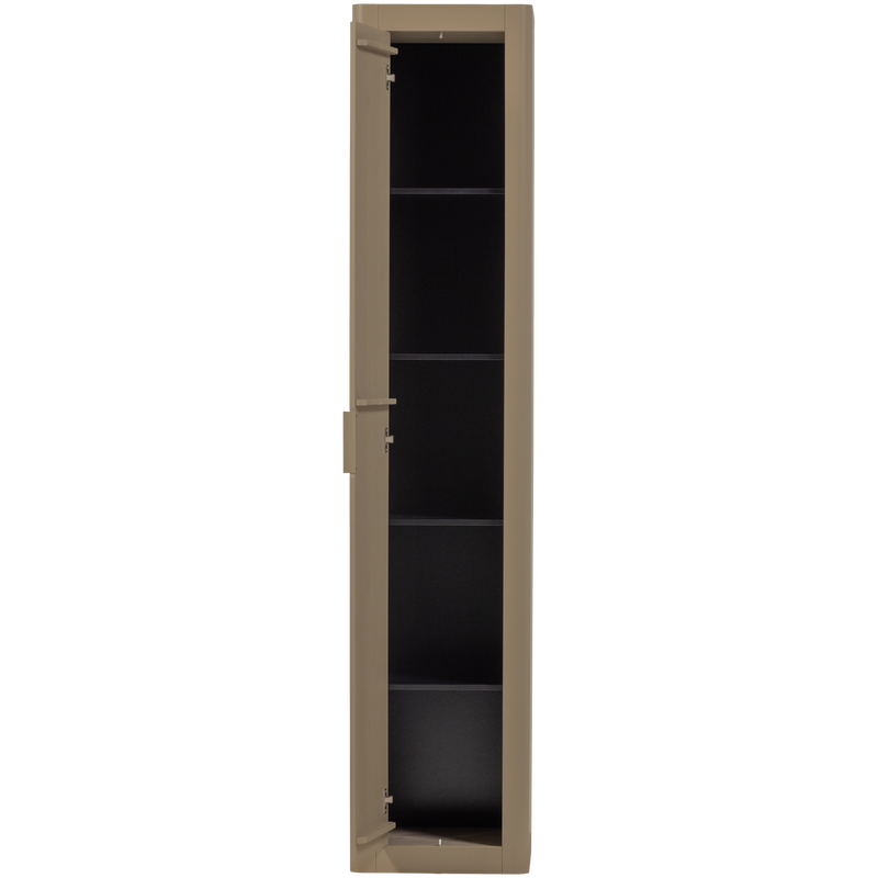 WOOOD Gunnar Smalt Högt Skåp i Furu, Färg: Mud