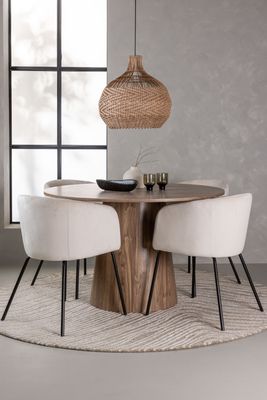 Venture Home Matgrupp Lanzo med stolarna Berit