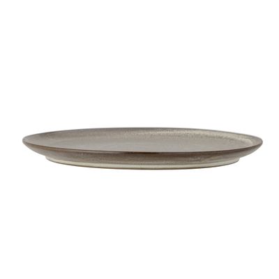 Bloomingville Nohr Tallrik 28 cm, Brun, Stengods, 12-pack