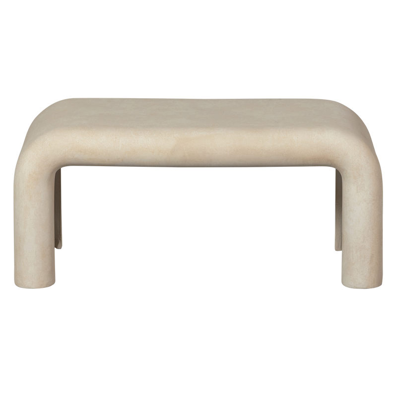 WOOOD Stani Soffbord i Fiberlera - Naturliga, Set om 2