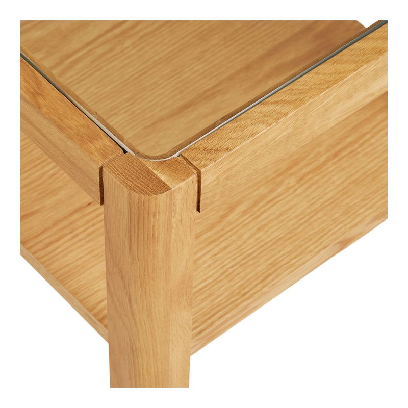 House Nordic Lourmarin Sidobord Ek 40x40x45 cm