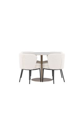 Venture Home Lycke Matbord med Agnes Matstol