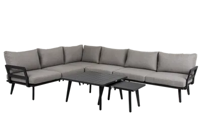 Brafab Villac 2-sits Modul Svart/Beige