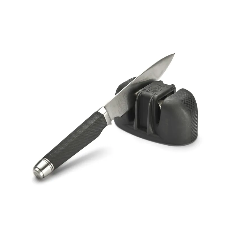 De Buyer Trium Diamond Cams Pro knivslip dubbel Svart