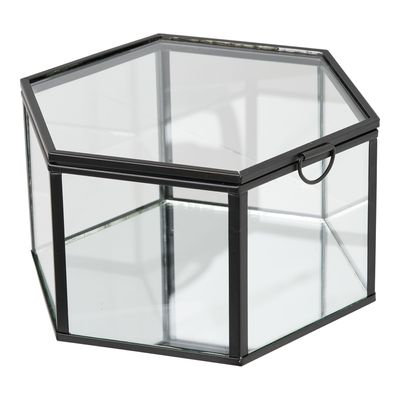 House Nordic Torpe Låda Transparent/Svart