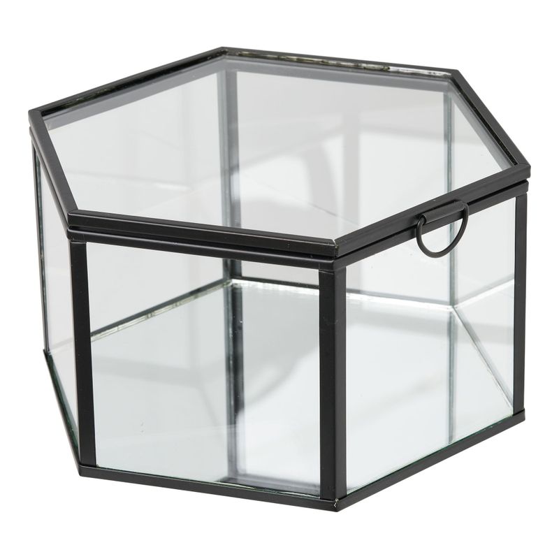 House Nordic Torpe Låda Transparent/Svart