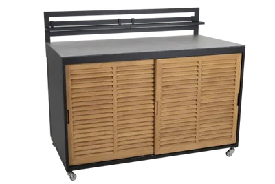 Brafab Fornax Stor Utekök Svart/Teak