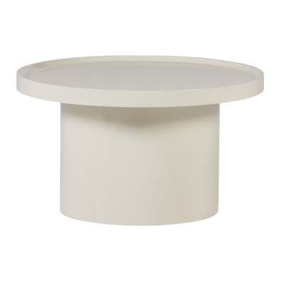 WOOOD Veluna Sidobord 40x70 cm Trä Högblank Sand