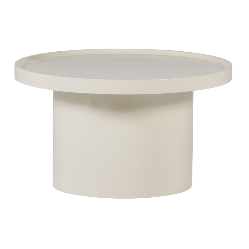 WOOOD Veluna Sidobord 40x70 cm Trä Högblank Sand