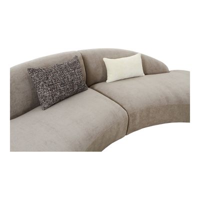 House Nordic Venice Soffa - Chenille, 2 Kuddar, Naturlig