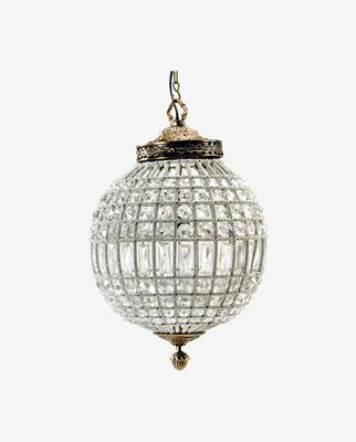 Nordal Crystal lampa med glasprismor, medium