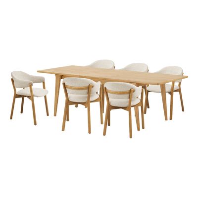 House Nordic Darwin och Dunkirk Matgrupp Natur/Beige