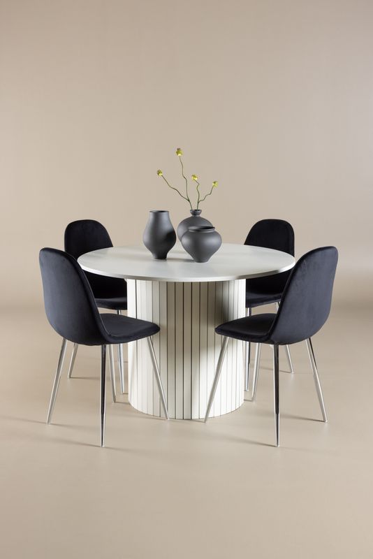 Venture Home Härön Matbord med Polar Matstolar