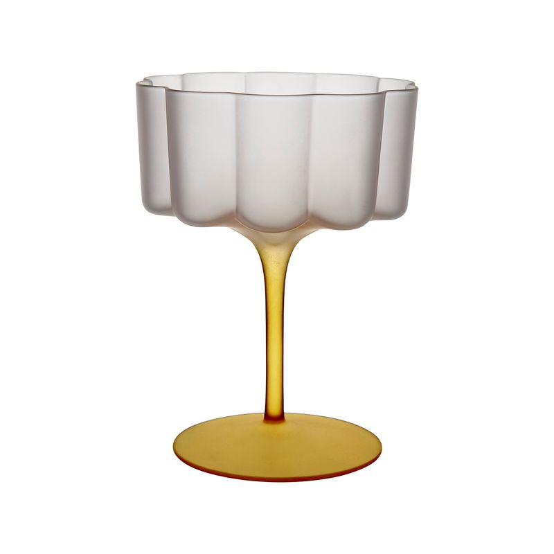 Affari of Sweden LILLIE Cocktail/dessertglas, Gul 4-pack