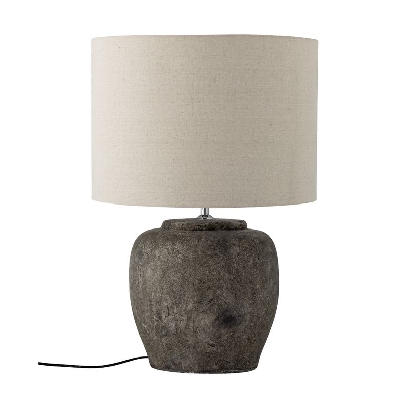 Bloomingville Isabelle bordslampa, grå, stengods