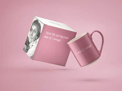 Design House Stockholm Astrid Lindgren mugg ljusrosa 18
