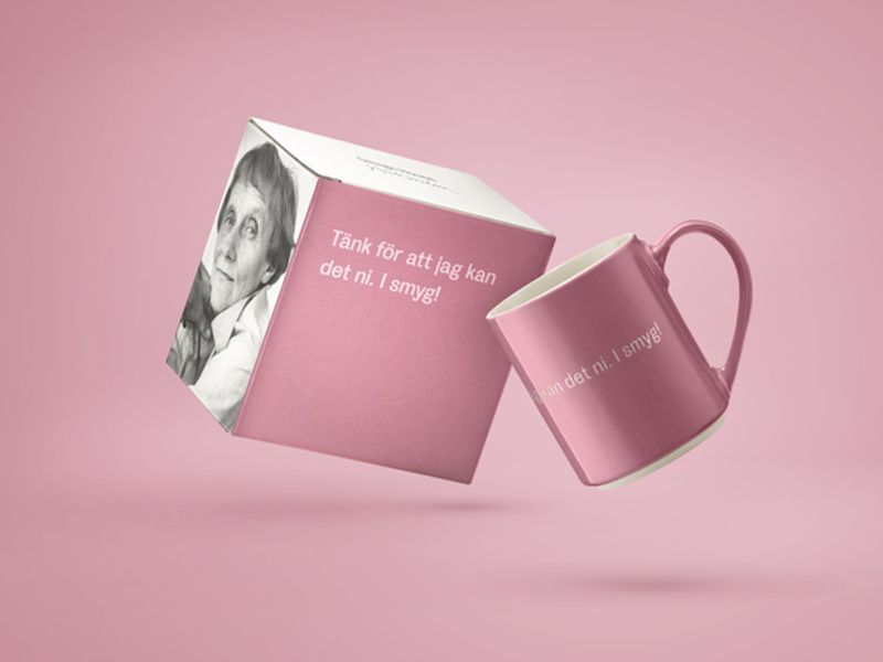 Design House Stockholm Astrid Lindgren mugg ljusrosa 18