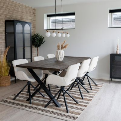 House Nordic Toulon och Amorim Matgrupp Natur/Benvit