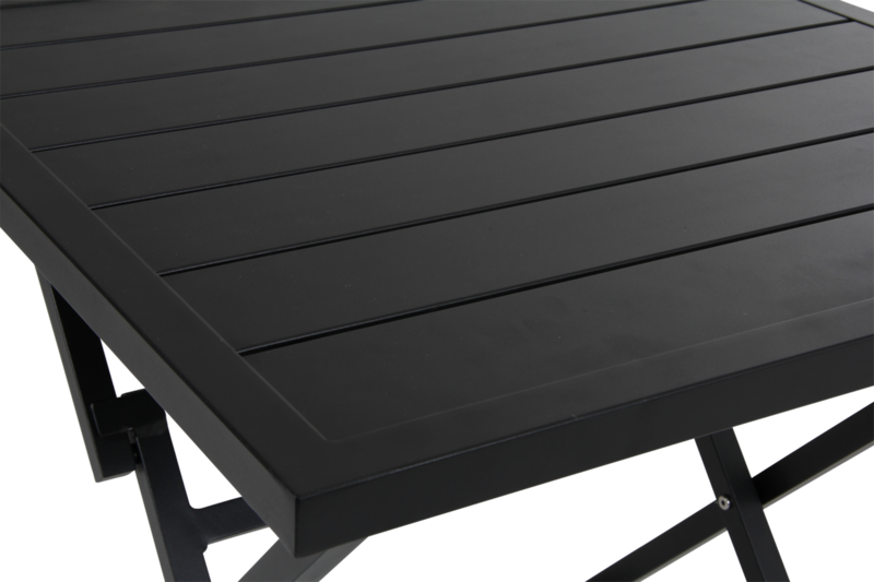 Brafab Wilkie fällbord 72x72 cm svart