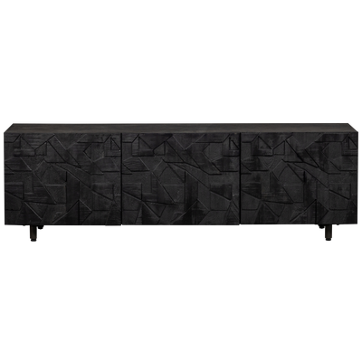 WOOOD COUNTER TV-bänk i Mango - Svart