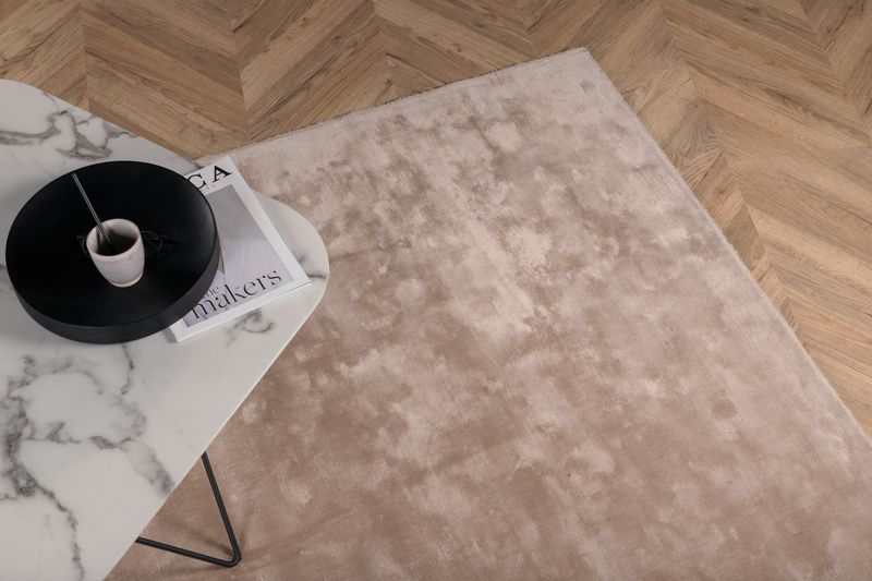 Venture Home Indra Matta – Beige Viskosmattor