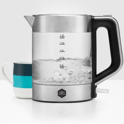 OBH Nordica Vattenkokare Venice glass kettle 1,5 l. cordless