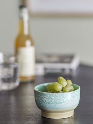Bloomingville Safie Skål, Grön, Stengods - 12-pack