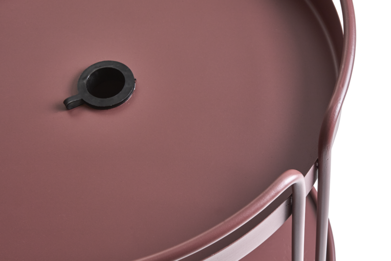 Brafab SHADY Sidobord - Zin Red