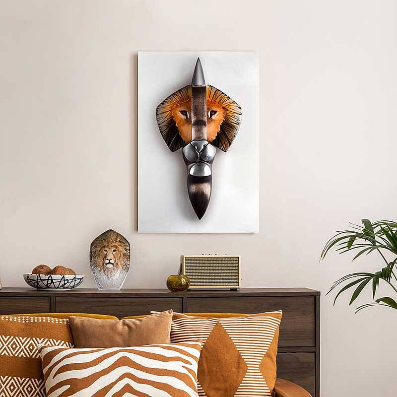 Målerås Leo, Ltd Ed 49ex Väggskulptur