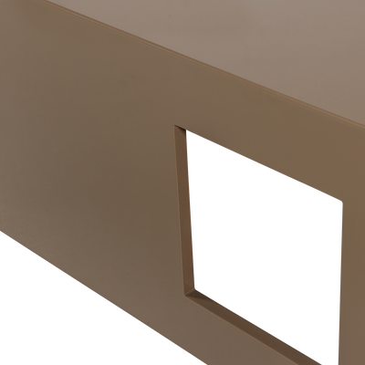 Vtwonen Modern Soffbord i MDF Trä Sandfärgad Högblank