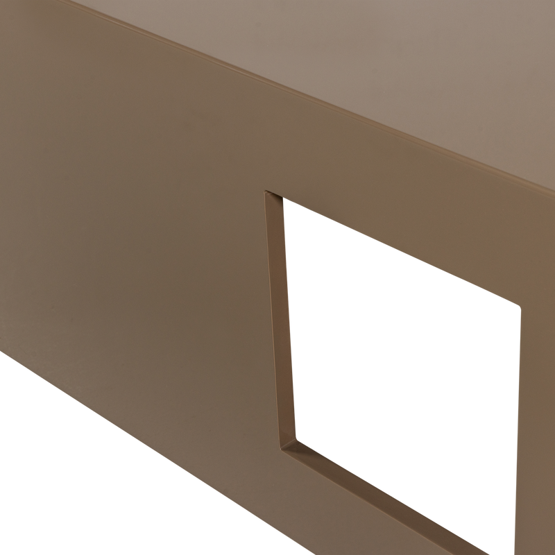 Vtwonen Modern Soffbord i MDF Trä Sandfärgad Högblank