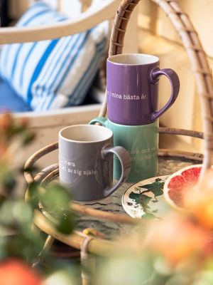 Design House Stockholm Astrid  Lindgren lila mugg Nr. 8