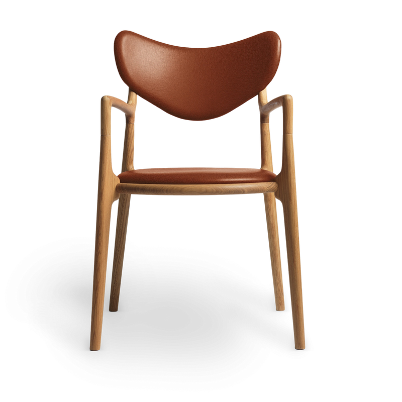 Ro Collection Salon Stol Klädd Rio Cognac