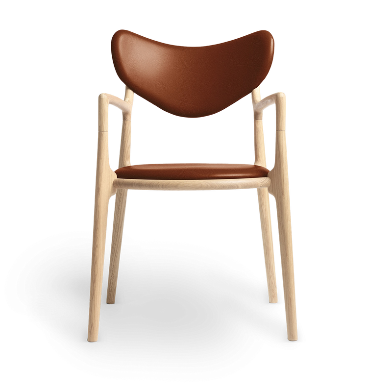 Ro Collection Salon Stol Klädd Rio Cognac