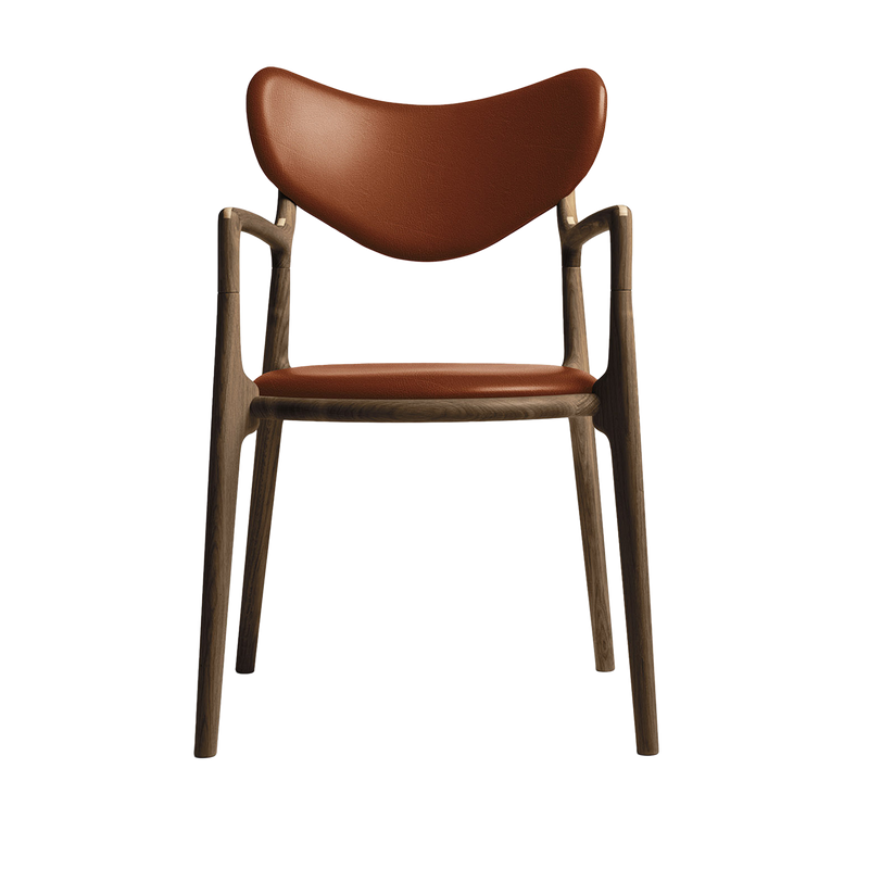 Ro Collection Salon Stol Klädd Rio Cognac