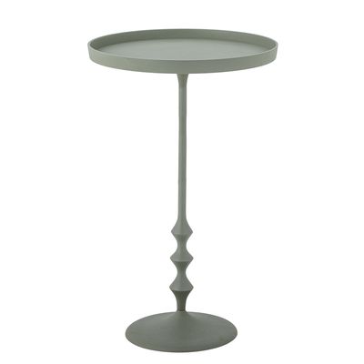 Bloomingville Anjou Sidobord, Grön, Aluminium, Ø37xH57 cm
