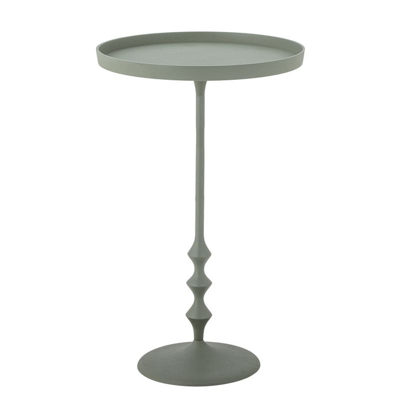 Bloomingville Anjou Sidobord, Grön, Aluminium, Ø37xH57 cm
