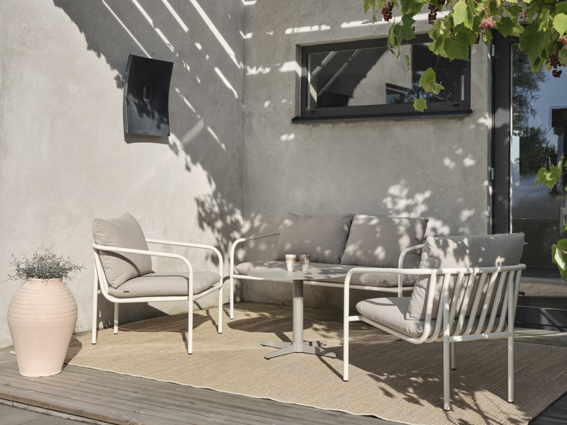 Brafab Bendt Soffa Teddy Beige/Pearl White