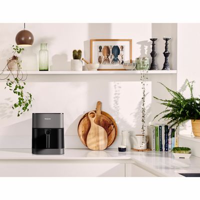 Panasonic Airfryer 5L 1450W NF-CC500SXE Dubbla element Touch, Belysning & Ånga