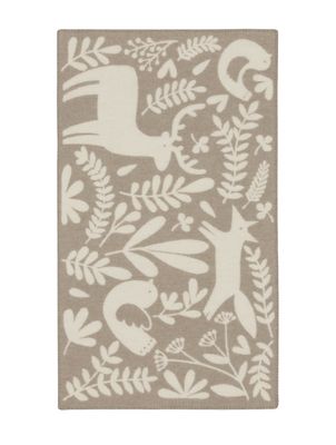 Høie Skattekammer ullpläd barn beige 100x130 cm
