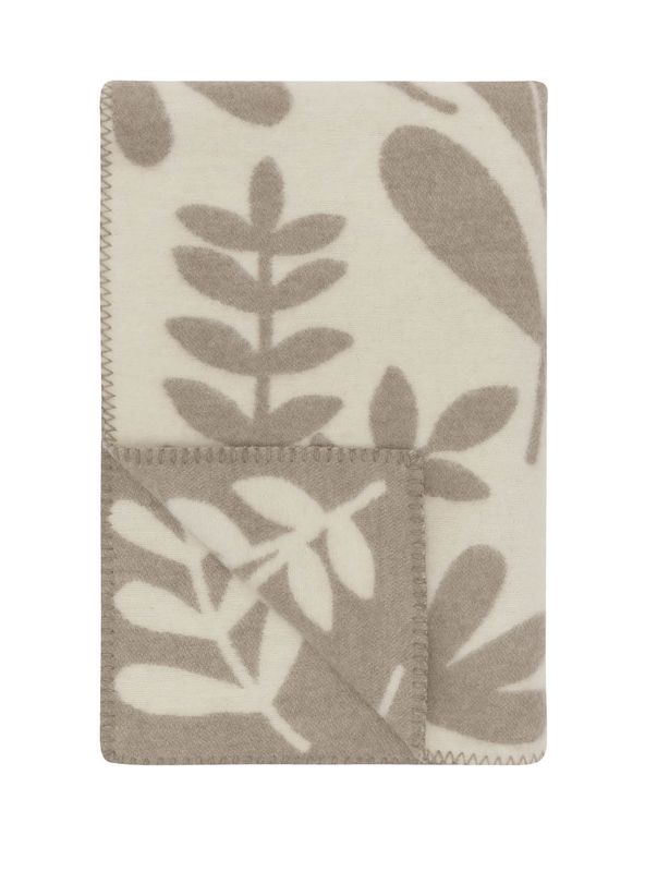 Høie Skattekammer ullpläd barn beige 100x130 cm