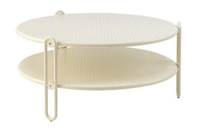 Brafab Blixt Soffbord 85 cm Pearl White